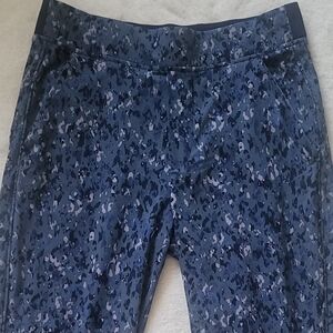 Athleta Pants Women's Size 6 Brooklyn Ankle Blue Chrome Captivate Pull-on